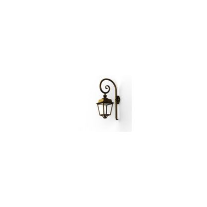 Place des Vosges 1 Evolution Model 5 Sensor Swan Neck Wall Bracket with Clear Glass