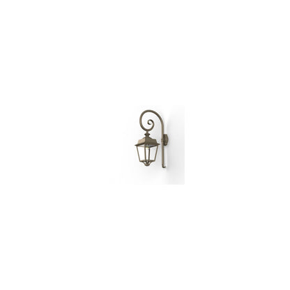 Place des Vosges 1 Evolution Model 5 Sensor Swan Neck Wall Bracket with Clear Glass