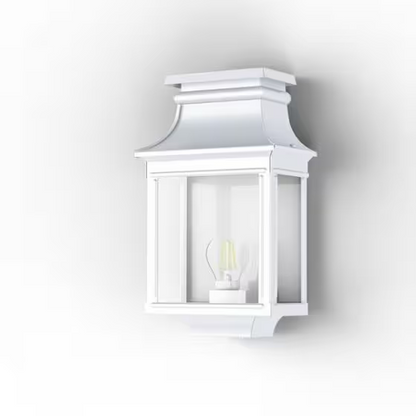 Louis Philippe 1 Clear Glass Wall Light