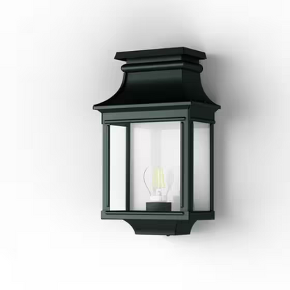 Louis Philippe 1 Clear Glass Wall Light