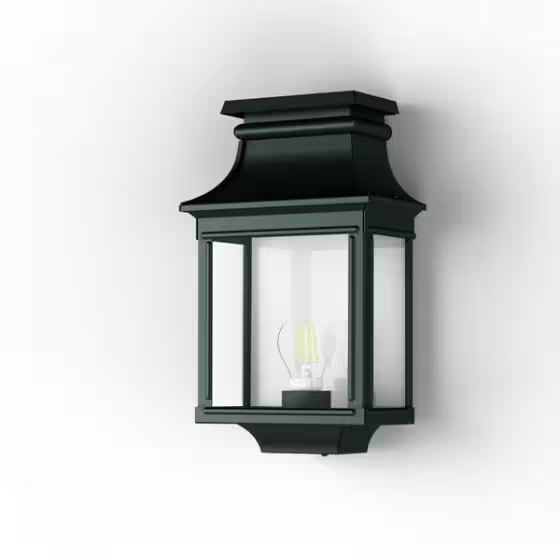 Louis Philippe 1 Clear Glass Wall Light