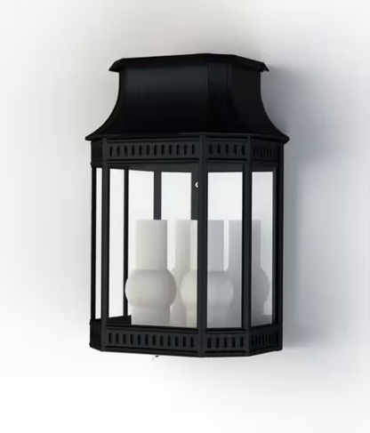 LOUIS PHILIPPE 2 Clear Glass Wall Light