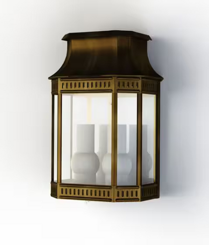 LOUIS PHILIPPE 2 Clear Glass Wall Light