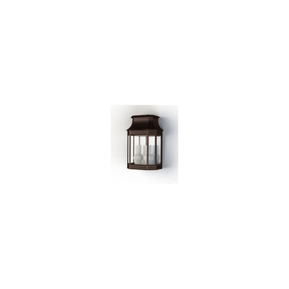 LOUIS PHILIPPE 2 Clear Glass Wall Light