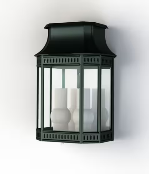 LOUIS PHILIPPE 2 Clear Glass Wall Light