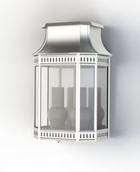 LOUIS PHILIPPE 2 Clear Glass Wall Light