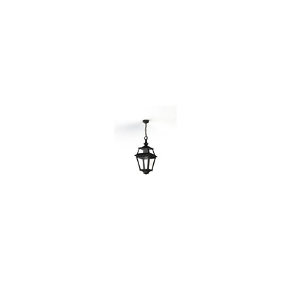 Place Des Vosges 2 Clear Glass Chain Pendant with Four-Sided Lantern