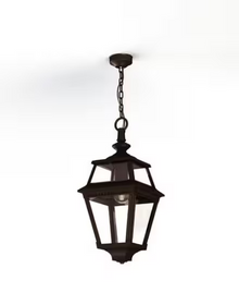 Place Des Vosges 2 Clear Glass Chain Pendant