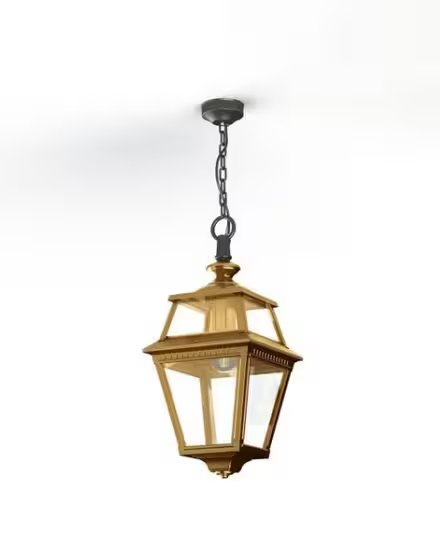 Place Des Vosges 2 Clear Glass Chain Pendant