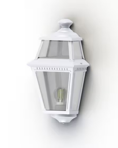 Place Des Vosges 2 Clear Glass Wall Light with Four-Sided Lantern