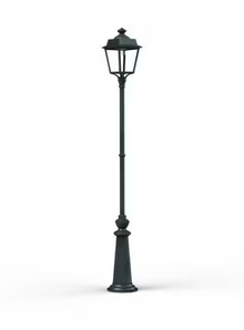 Place des Vosges 1 Evolution Extra-Large Clear Glass Lamp Post