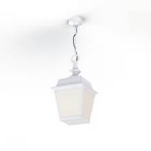 Place Des Vosges 1 Tradition Frosted Glass Chain Pendant with Four-Sided Lantern