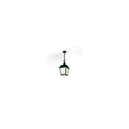 Place Des Vosges 1 Tradition Frosted Glass Chain Pendant with Four-Sided Lantern