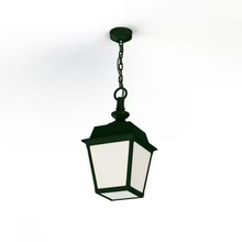 Place Des Vosges 1 Tradition Frosted Glass Chain Pendant with Four-Sided Lantern