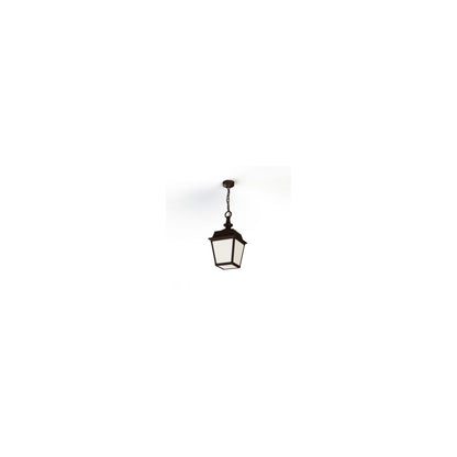 Place Des Vosges 1 Tradition Frosted Glass Chain Pendant with Four-Sided Lantern