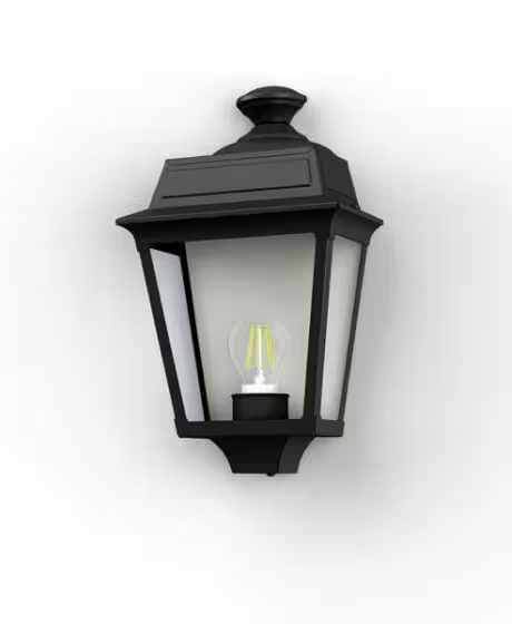 Place Des Vosges 1 Tradition Clear Glass Wall Light