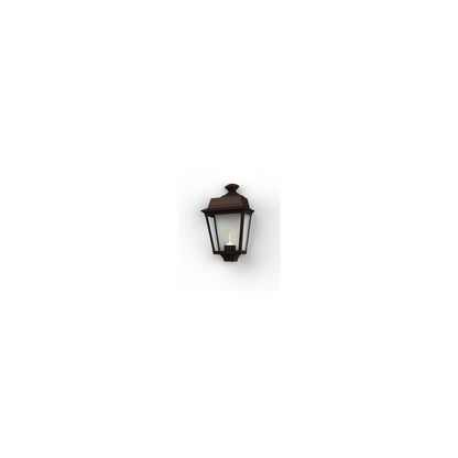 Place Des Vosges 1 Tradition Clear Glass Wall Light with Four-Sided Lantern