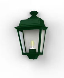 Place Des Vosges 1 Tradition Clear Glass Wall Light with Four-Sided Lantern