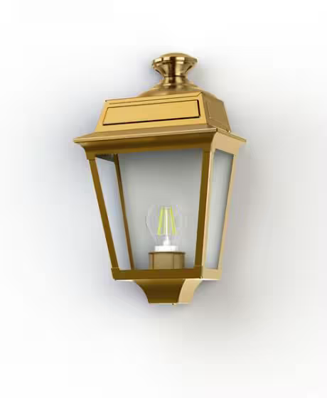 Place Des Vosges 1 Tradition Clear Glass Wall Light