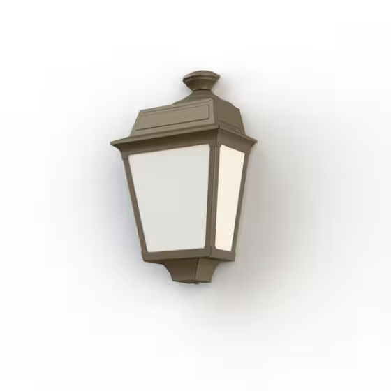 Place Des Vosges 1 Tradition Frosted Glass Wall Light