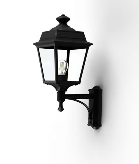 Place Des Vosges 1 Tradition Clear Glass Upwards Wall Bracket