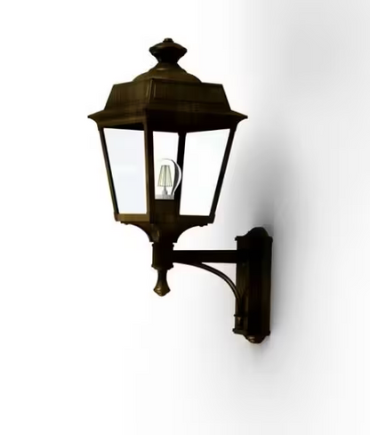 Place Des Vosges 1 Tradition Clear Glass Upwards Wall Bracket