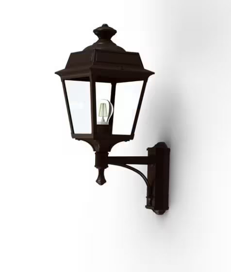 Place Des Vosges 1 Tradition Clear Glass Upwards Wall Bracket