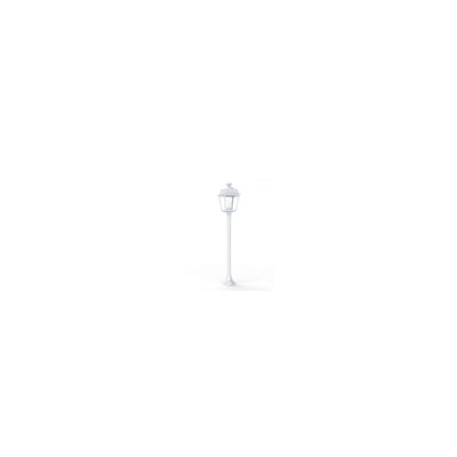 Place Des Vosges 1 Tradition Small Clear Glass Lamp Post with Minimalist lines style lantern