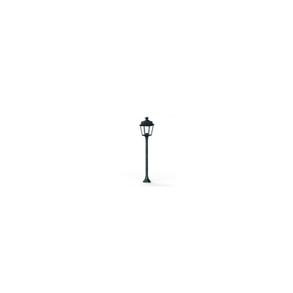 Place Des Vosges 1 Tradition Small Clear Glass Lamp Post with Minimalist lines style lantern