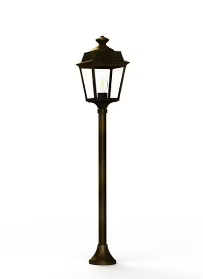 Place Des Vosges 1 Tradition Small Clear Glass Lamp Post