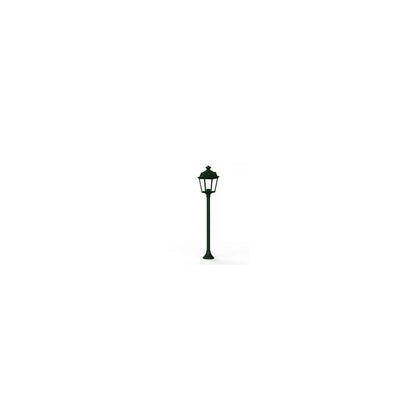 Place Des Vosges 1 Tradition Small Clear Glass Lamp Post with Minimalist lines style lantern
