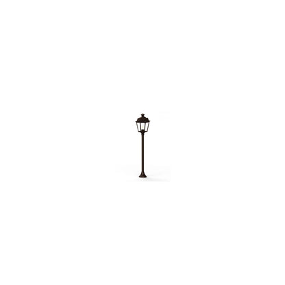 Place Des Vosges 1 Tradition Small Clear Glass Lamp Post with Minimalist lines style lantern