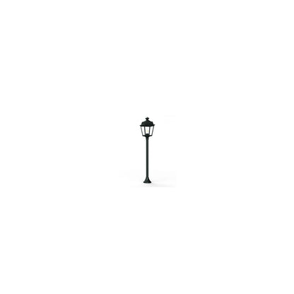 Place Des Vosges 1 Tradition Small Clear Glass Lamp Post with Minimalist lines style lantern