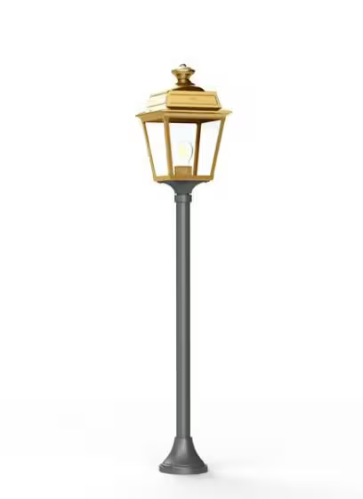 Place Des Vosges 1 Tradition Small Clear Glass Lamp Post