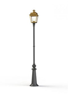 Place Des Vosges 1 Tradition Model 12 Clear Glass Lamp Post