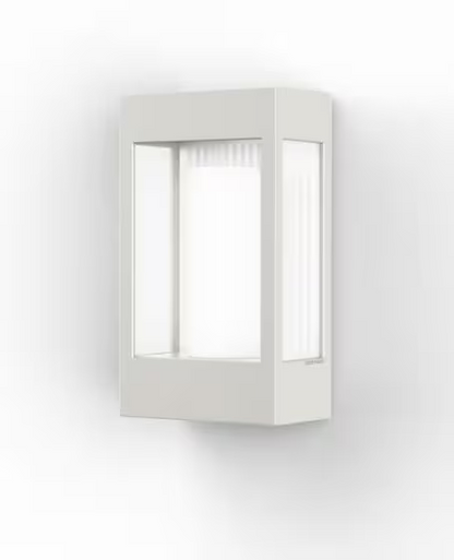 Brick Clear Glass Decorative Wall Light with Polycarbonate Removable Bulb Cover