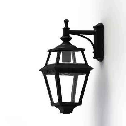 Place Des Vosges 2 Clear Glass Downwards Wall Bracket