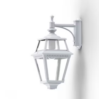 Place Des Vosges 2 Clear Glass Downwards Wall Bracket