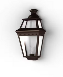 Place Des Vosges 3 Clear Glass Wall Light with Four-Sided Lantern