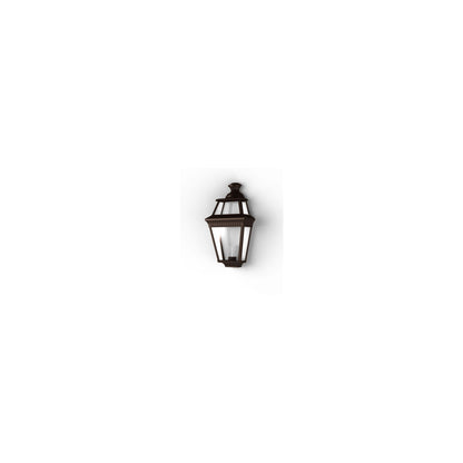 Place Des Vosges 3 Clear Glass Wall Light with Four-Sided Lantern