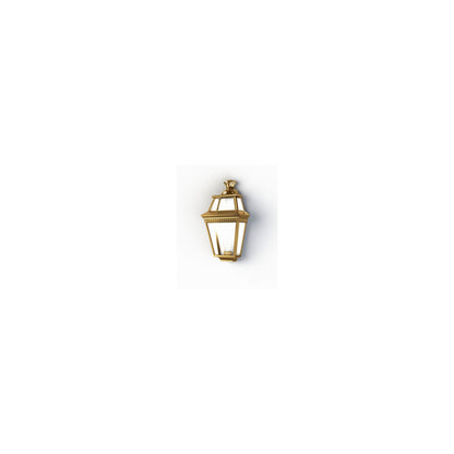 Place Des Vosges 3 Clear Glass Wall Light with Four-Sided Lantern