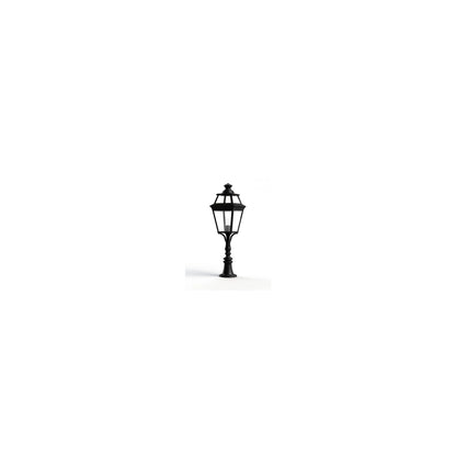 Place Des Vosges 3 Large Clear Glass Padestal with Four-Sided Lantern