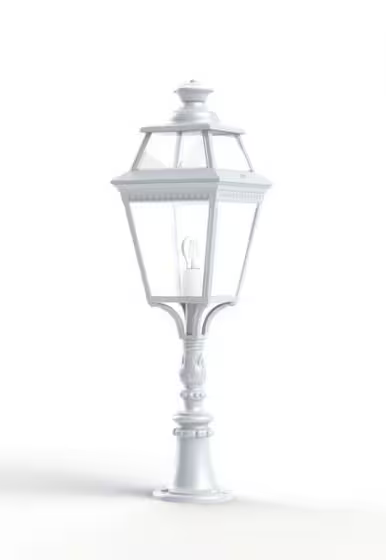 Place Des Vosges 3 Large Clear Glass Padestal