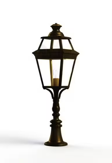 Place Des Vosges 3 Large Clear Glass Padestal