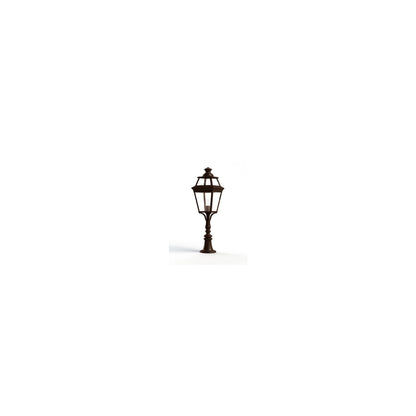 Place Des Vosges 3 Large Clear Glass Padestal with Four-Sided Lantern