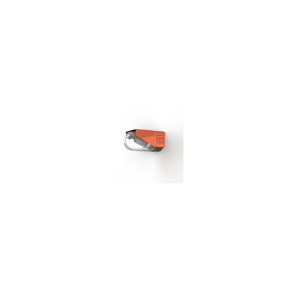 RP195 Clear Glass Decorative Wall Light with Stamped and Bent Sheet Metal Head
