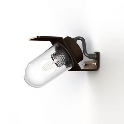 Sherlock Clear Glass Wall Light