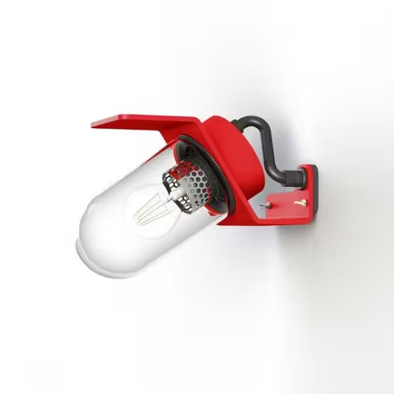 Sherlock Clear Glass Wall Light