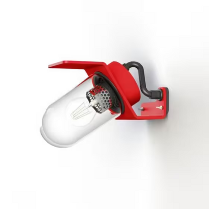 Sherlock Clear Glass Wall Light