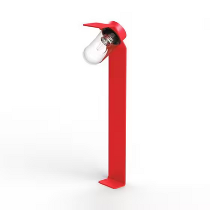 Sherlock Clear Glass Bollard with Extruded Aluminium Profile